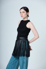 BLACK TIAN TANK TOP