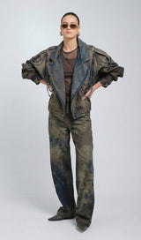CHAQUETA OLIVO